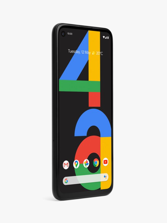 Google Pixel 4a Smartphone, Android, 6GB RAM, 5.81", 4G LTE, SIM Free, 128GB, Just Black