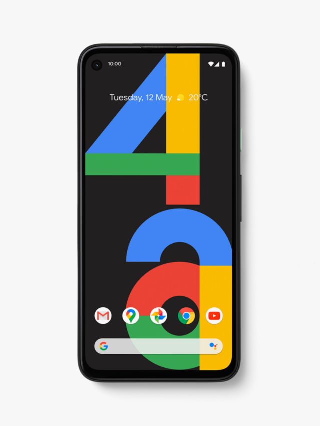 Google Pixel 4a Smartphone, Android, 6GB RAM, 5.81", 4G LTE, SIM Free, 128GB, Just Black