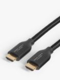 John Lewis 4K HDMI Cable, 1.5m, Black