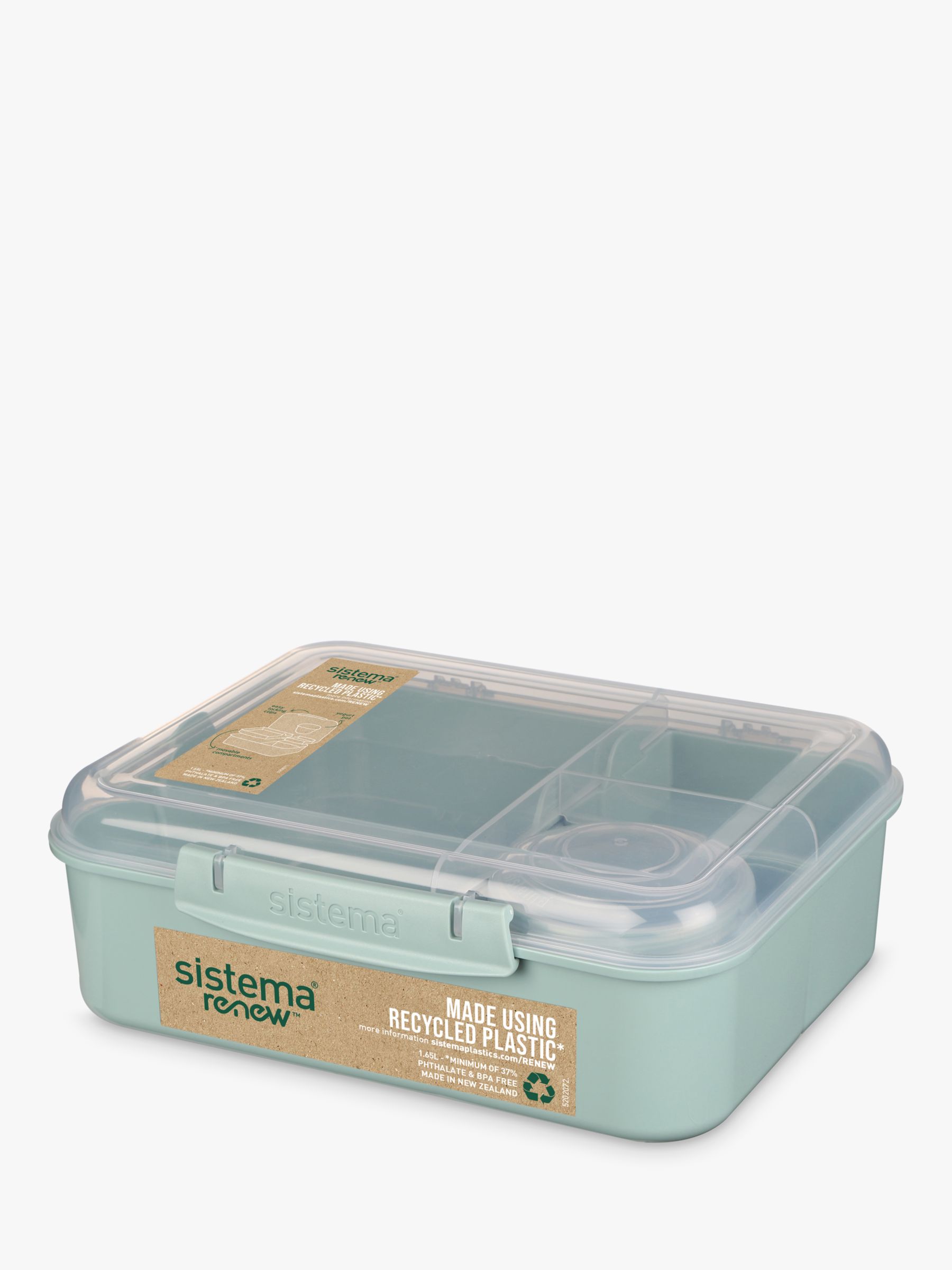 Sistema Renew Bento Lunch Box 1 65l Assorted At John Lewis Partners