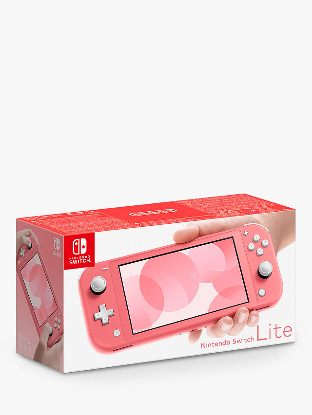 Nintendo Switch Lite, Handheld Console, Coral