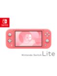 Nintendo Switch Lite, Handheld Console, Coral