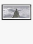 Summit - Framed Print & Mount, 56 x 101.5cm, White