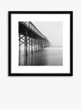 Pier 2 - Framed Print & Mount, 56 x 56cm, Black/White