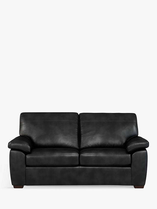 John Lewis Partners Camden Um 2, Black Leather Couch Sofa Bed