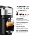 Nespresso Vertuo Next 11709 Coffee Machine by Magimix, Chrome