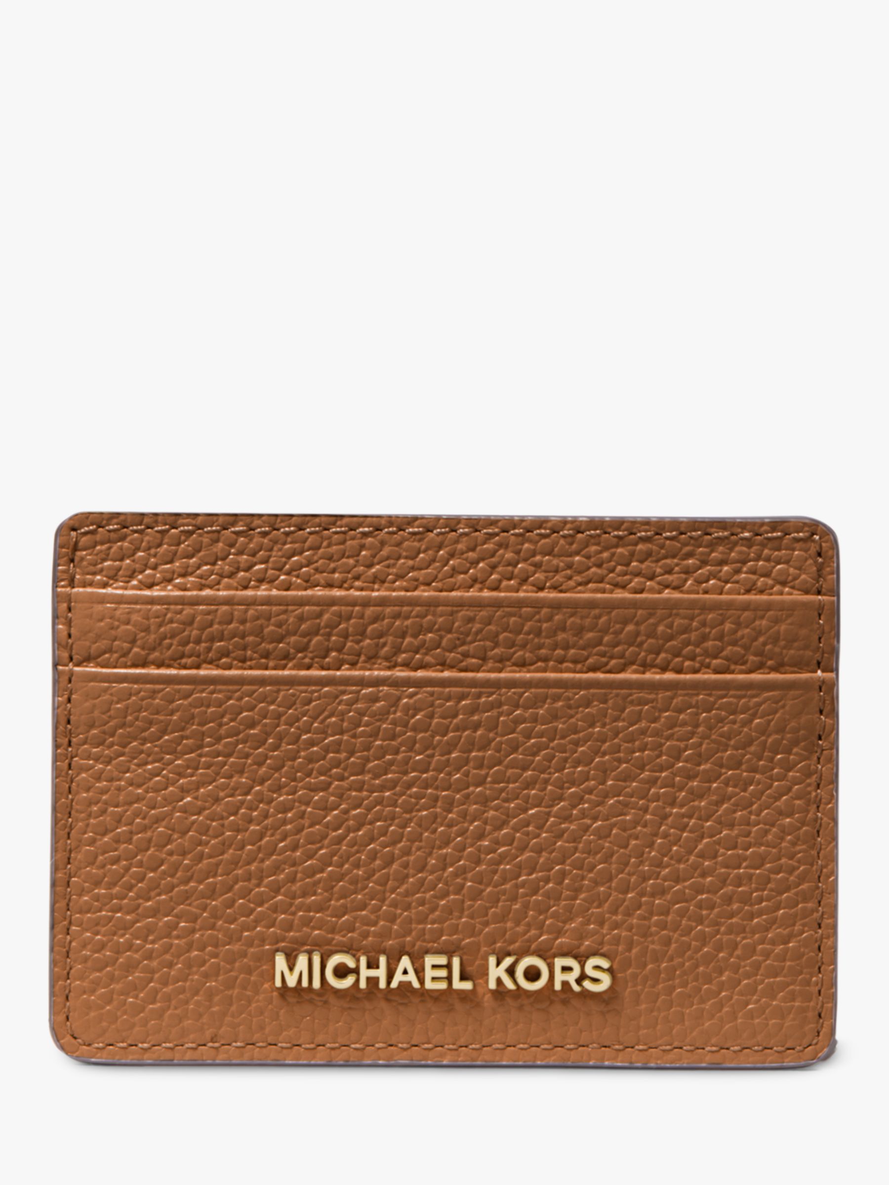 tilbehør væv Arbitrage MICHAEL Michael Kors Jet Set Travel Leather Card Holder