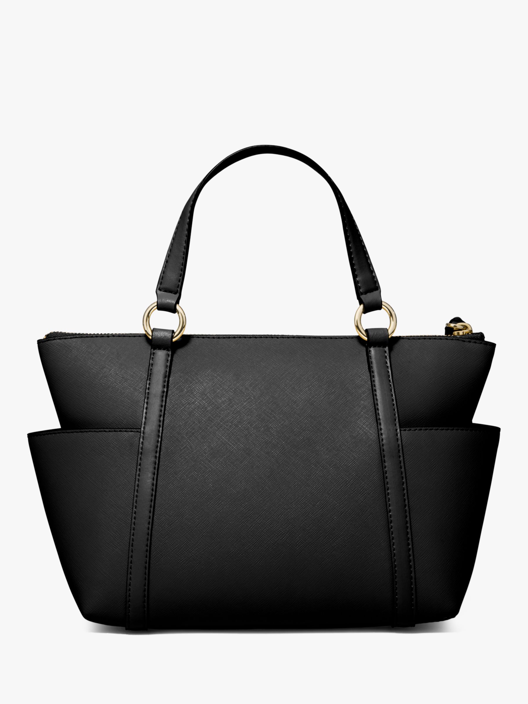 MICHAEL Michael Kors Sullivan Small Leather Tote Bag, Black