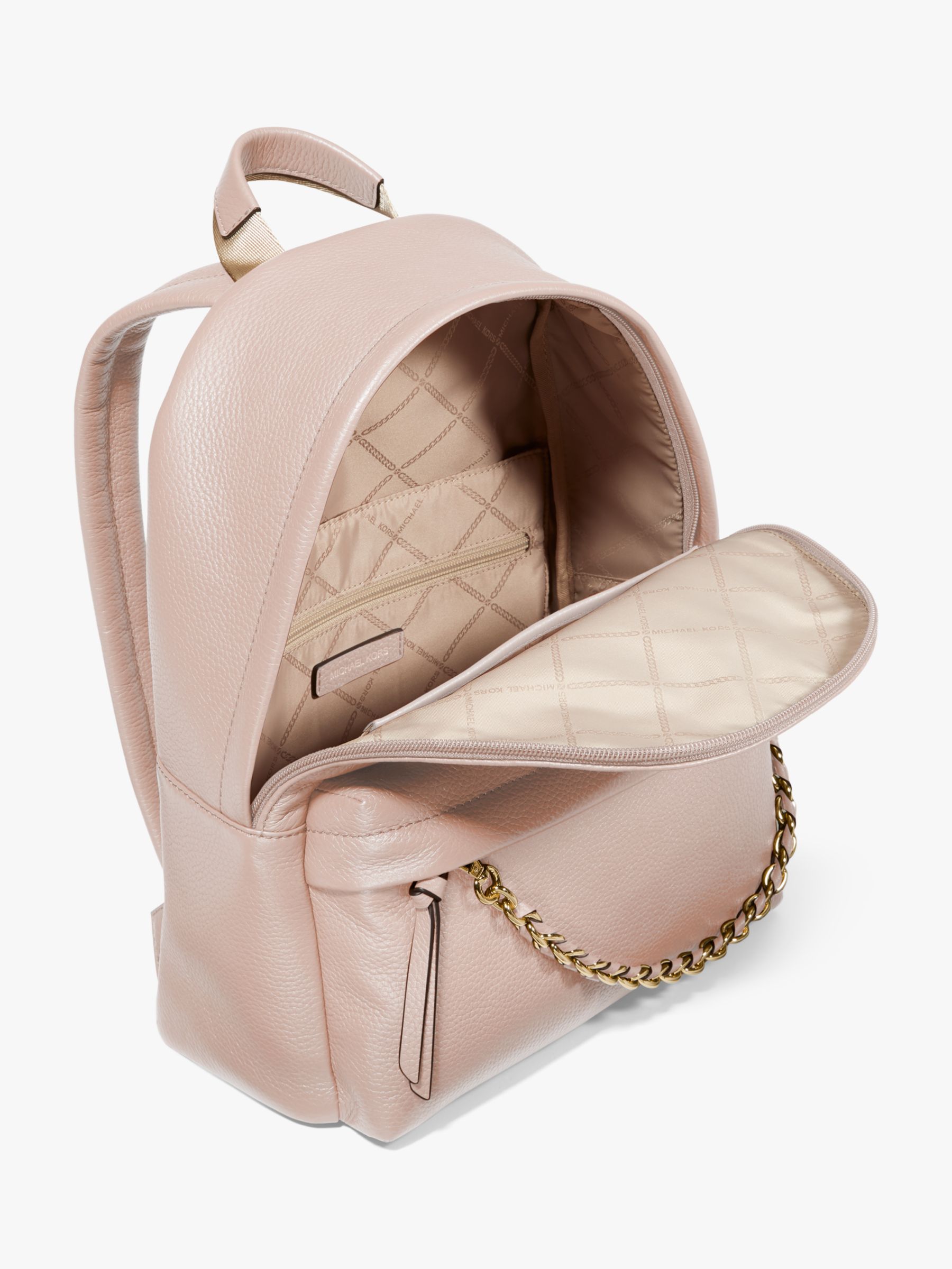 michael kors soft pink backpack