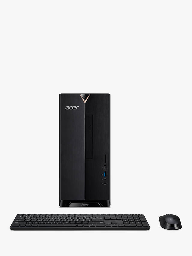 Buy Acer TC-895 Desktop PC, Intel Core i7 Processor, 8GB RAM, 1TB HDD + 16GB Intel Optane Memory, Black Online at johnlewis.com