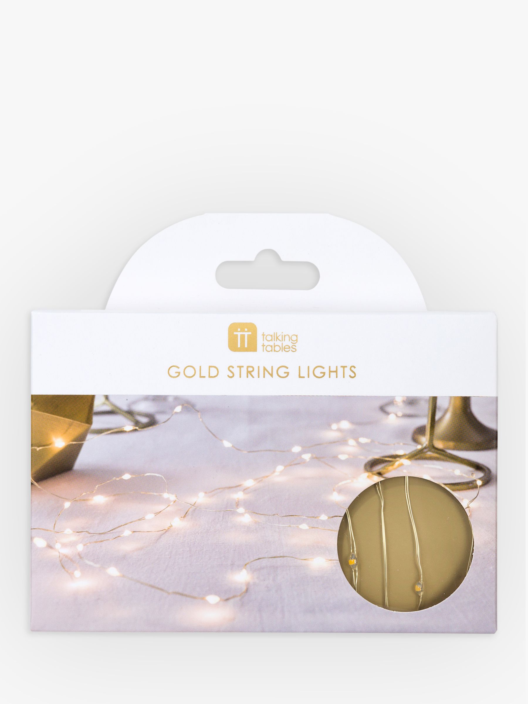 Photo of Talking tables gold string lights 3m