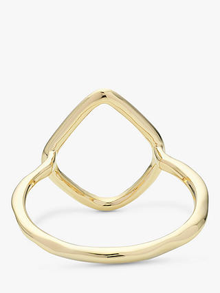 Monica Vinader Riva Diamond Hoop Ring, Gold