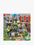 eeBoo Urban Gardening Jigsaw Puzzle, 1000 Pieces