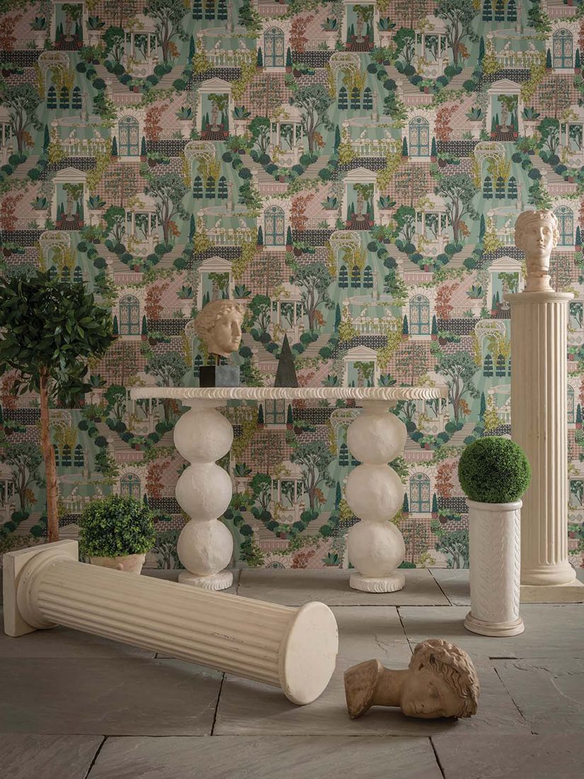 Osborne & Little Follies Wallpaper, W7459-01 at John Lewis ...