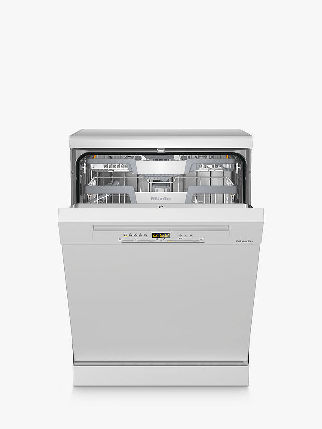 Buy Miele G5223SC Freestanding Dishwasher, White Online at johnlewis.com
