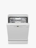 Miele G5223SC Freestanding Dishwasher, White