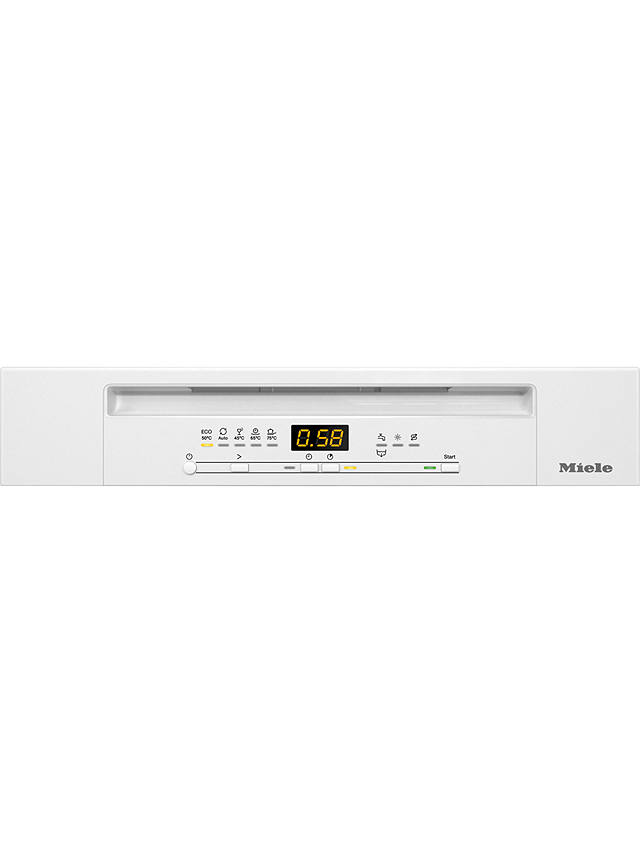 Buy Miele G5223SC Freestanding Dishwasher, White Online at johnlewis.com