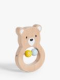 John Lewis Bear Ring Rattle Toy