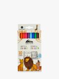 Manuscript Lionheart Write & Colour Pens, Pack of 10