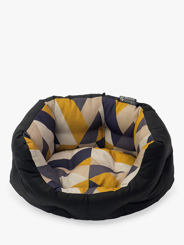 Danish Design Eco-Wellness Geometric Tiles Dog Bed, Width: 64 cm