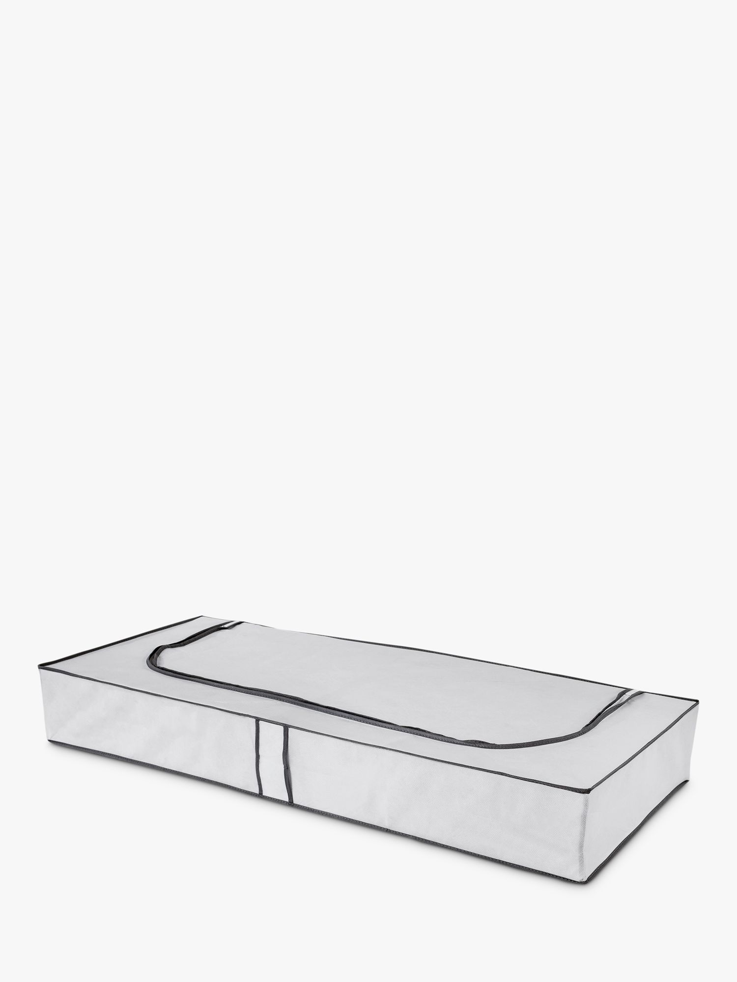 Grey/White, Anton Range Anti-Dust Compactor Extra Flat Underbed Storage Case 
