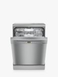 Miele G5223SC Freestanding Dishwasher, Clean Steel