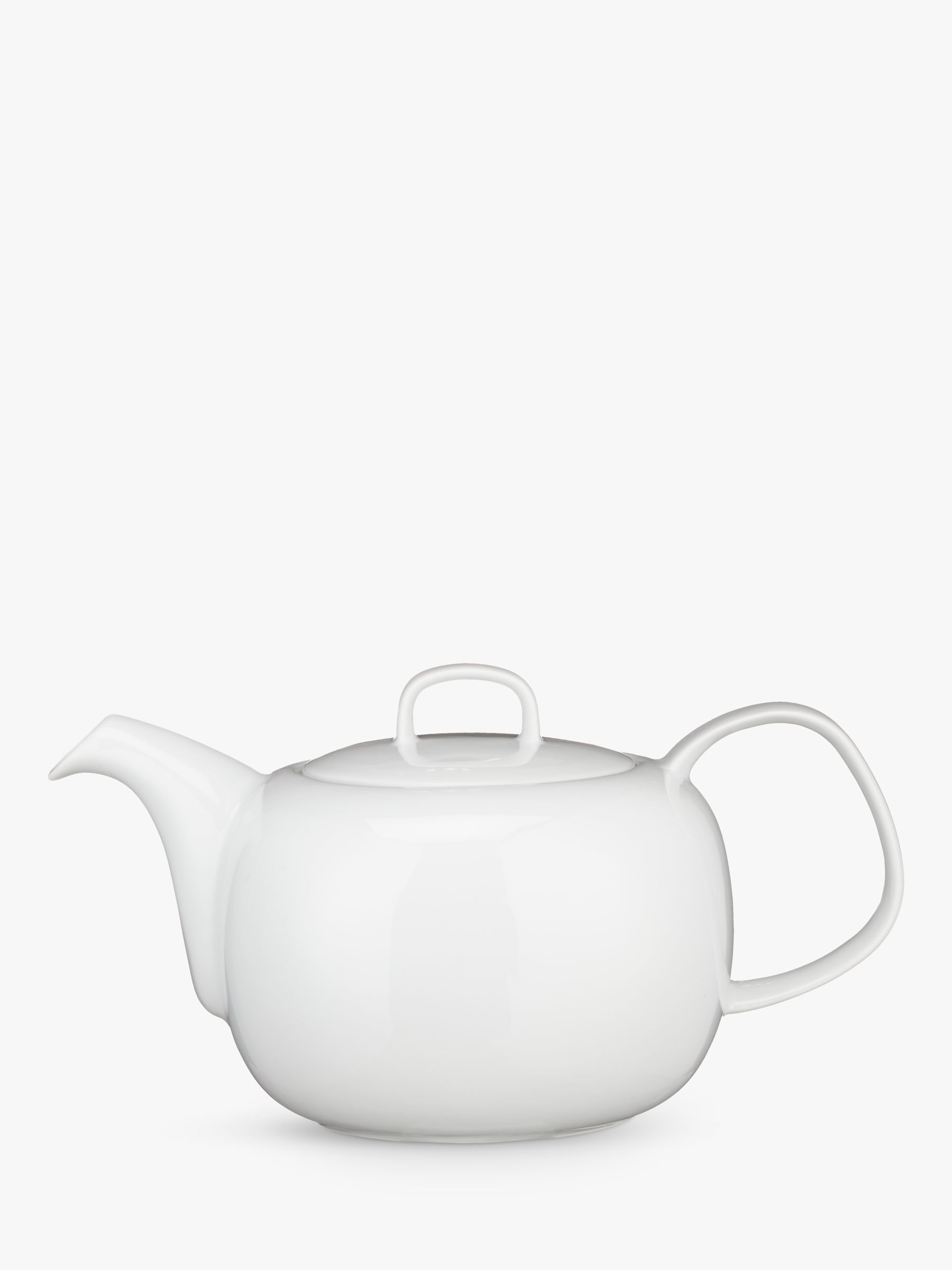 House By John Lewis Eat 1.2L Porcelain Teapot White A 