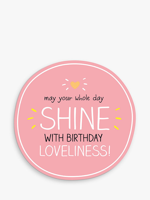 Pigment Shine with Loveliness Birthday Card
