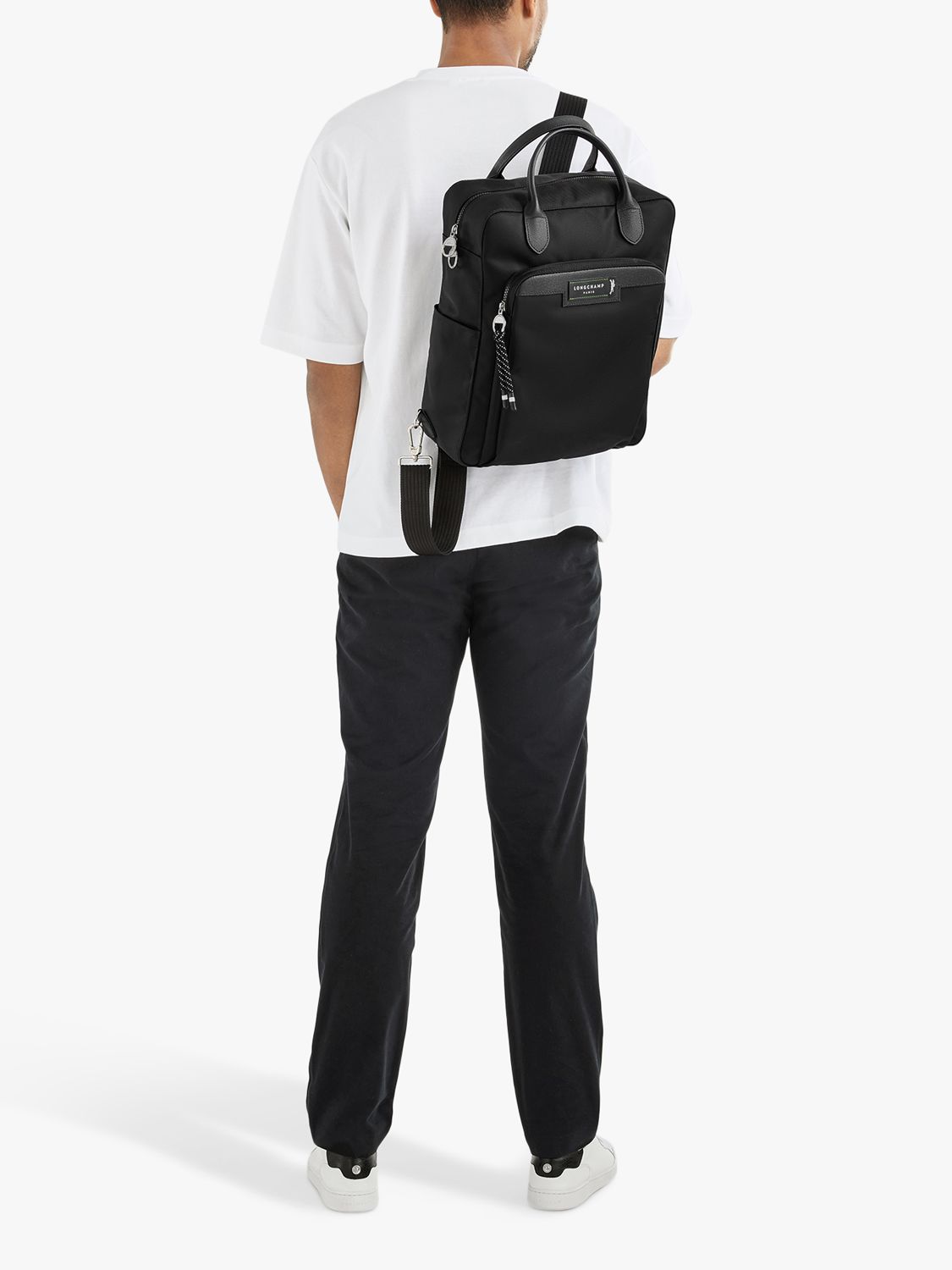 Longchamp Green District ECONYL® Top Handle Backpack