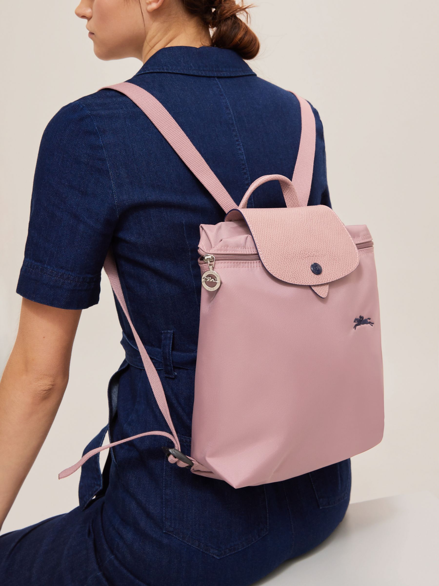 longchamp backpack pink
