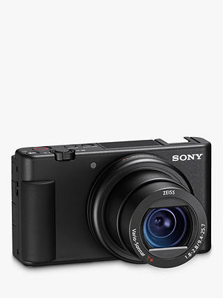 Sony ZV-1 Compact Vlogging Camera with 24-70mm Lens, 2.7x Optical Zoom, 4K Ultra HD, 20.1MP, Wi-Fi, Bluetooth, 3” Vari-Angle Touch Screen, Black