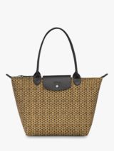 Longchamp Le Pliage Microknit Shoulder Bag, Honey