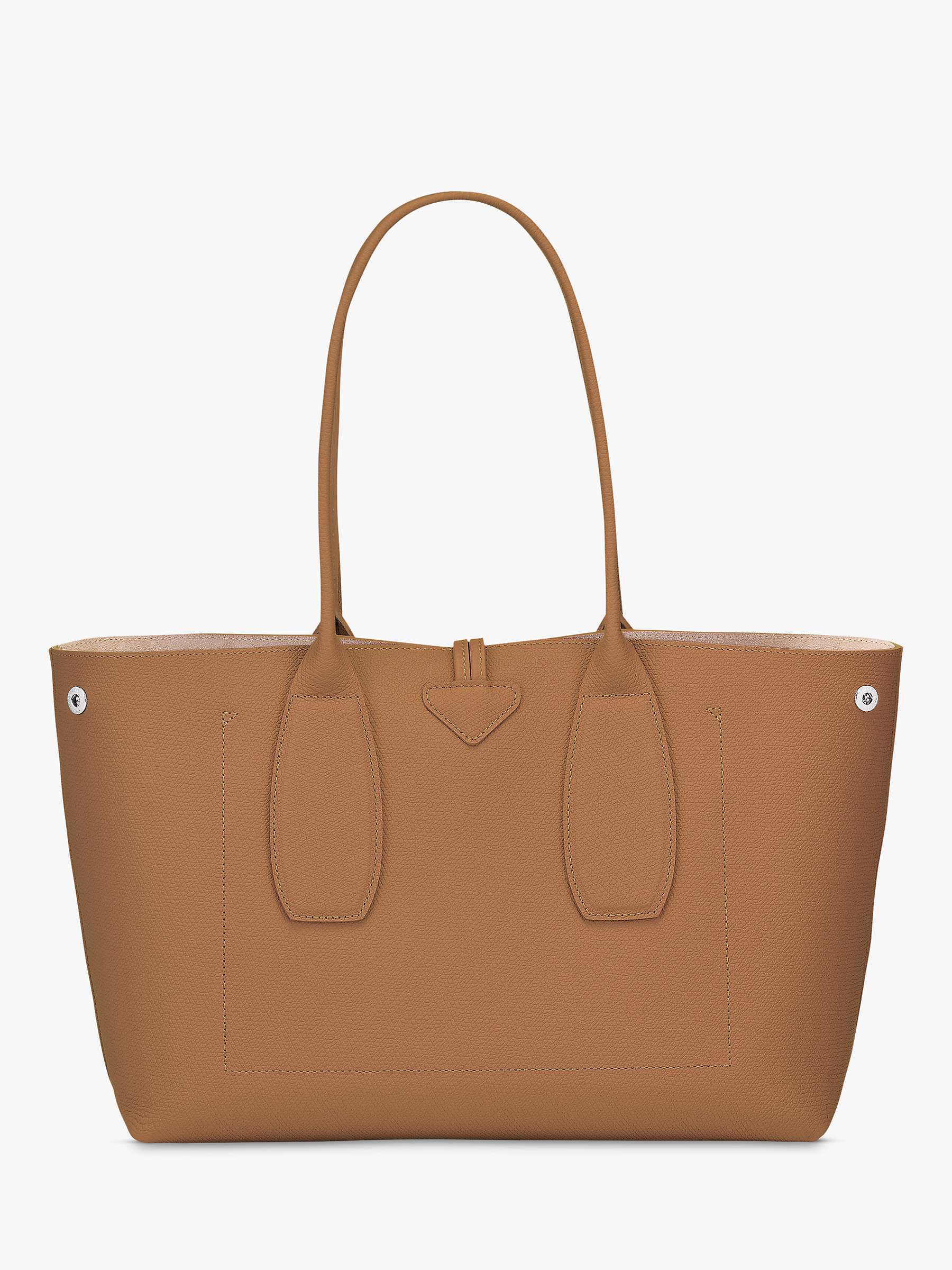 Buy Longchamp Roseau Leather Shoulder Bag Online at johnlewis.com