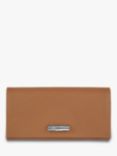 Longchamp Roseau Leather Continental Wallet, Natural