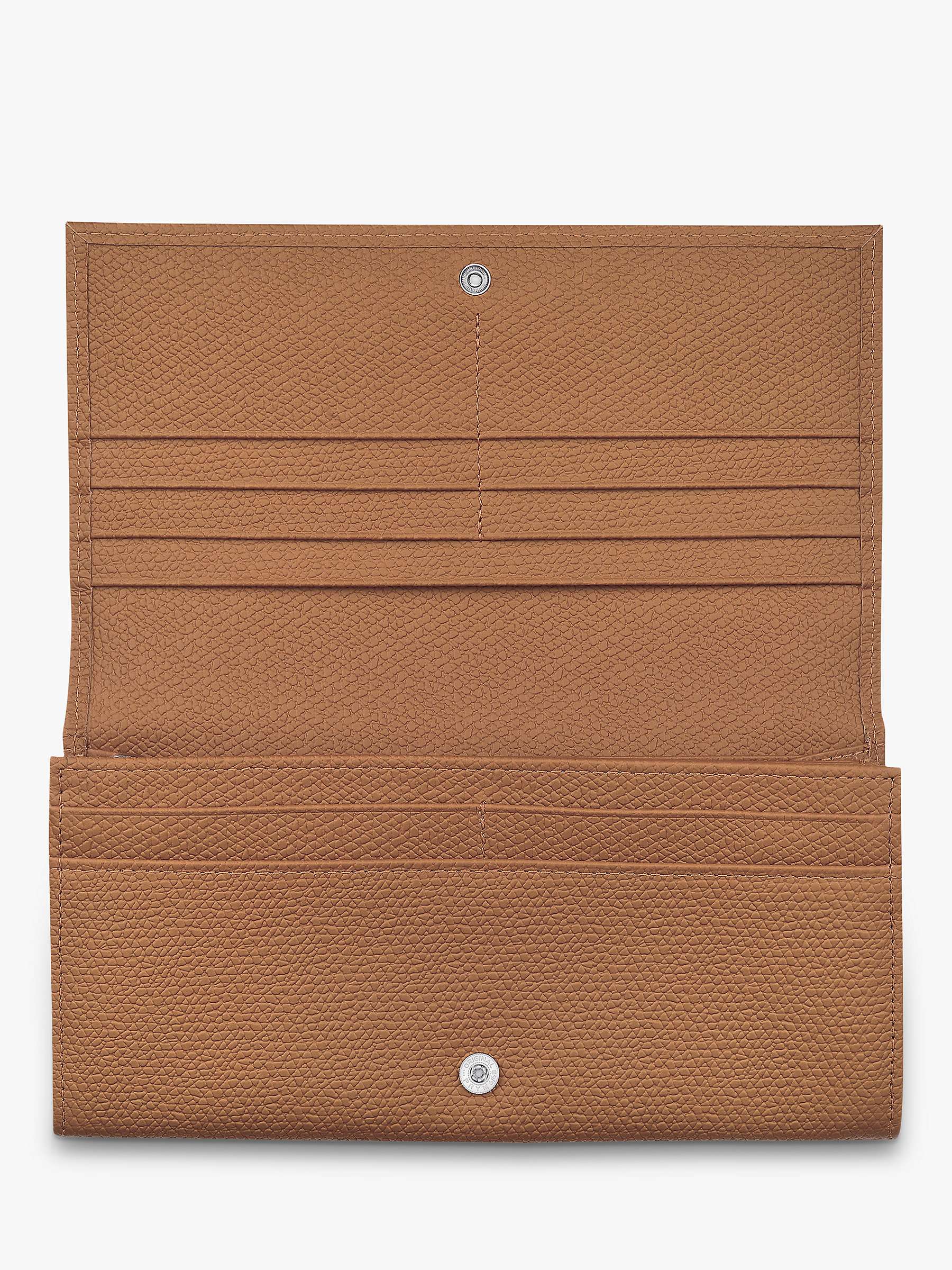 Buy Longchamp Roseau Leather Continental Wallet Online at johnlewis.com