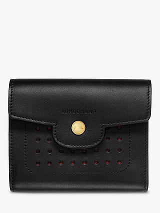 Longchamp Mademoiselle Longchamp Leather Compact Wallet at John Lewis
