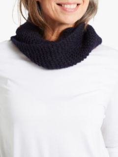 Wool And The Gang My Babe Snood Knitting Kit, Navy