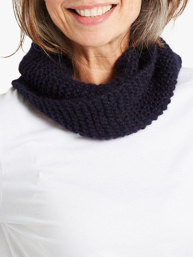 Wool And The Gang My Babe Snood Knitting Kit, Navy