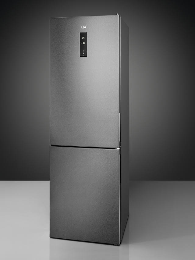Buy AEG 7000 RCB732E5MX Freestanding 60/40 Fridge Freezer, Stainless Steel Online at johnlewis.com
