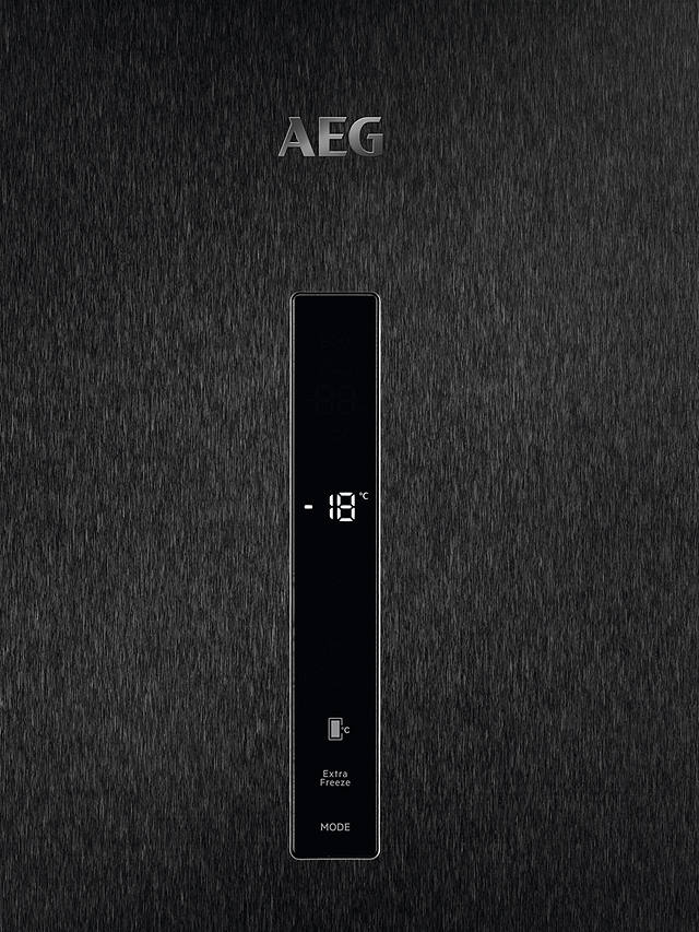 Buy AEG 7000 AGB728E5NB Freestanding Freezer, Black Stainless Steel Online at johnlewis.com