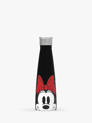 S'ip by S'well Disney Minnie Mouse Bow Vacuum Insulated Drinks Bottle, 440ml, Black/White