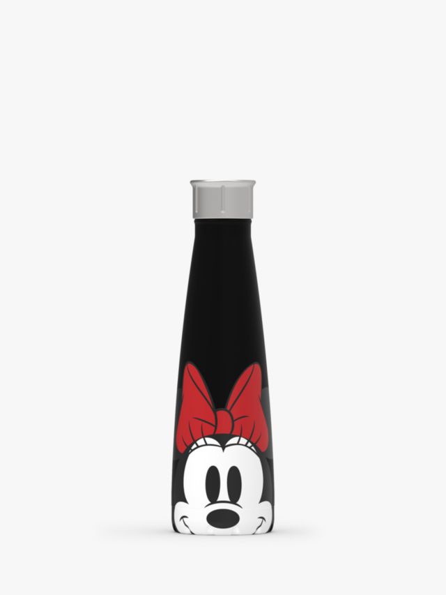 Mickey and Minnie Mouse Stainless Steel Water Bottle with Built-In