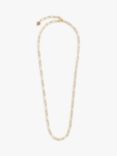 Wanderlust + Co Harper Chain Link Necklace, Gold