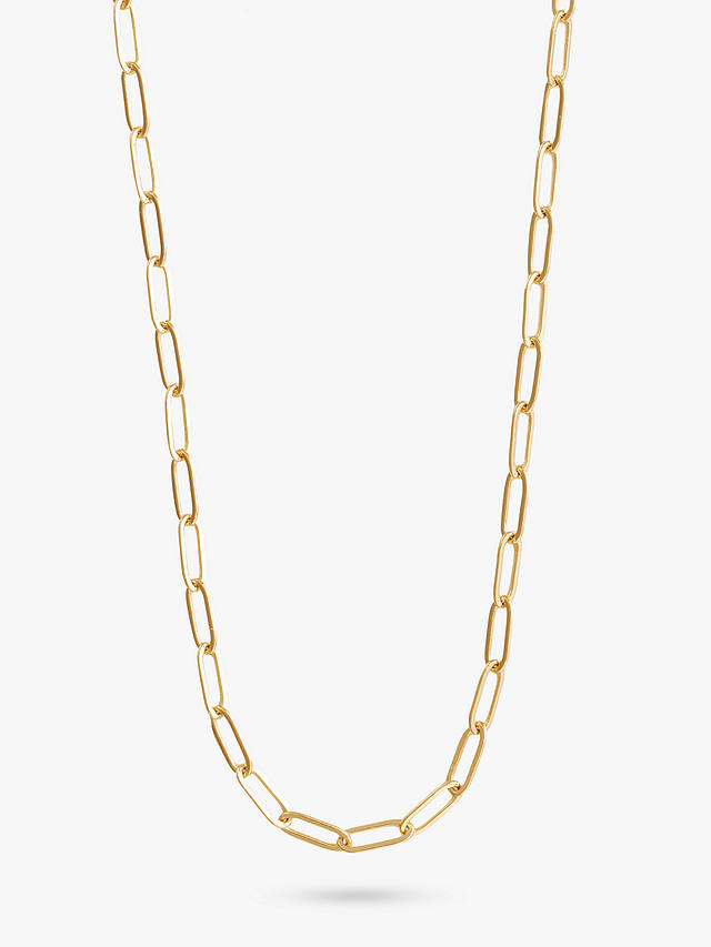 Wanderlust + Co Harper Chain Link Necklace, Gold