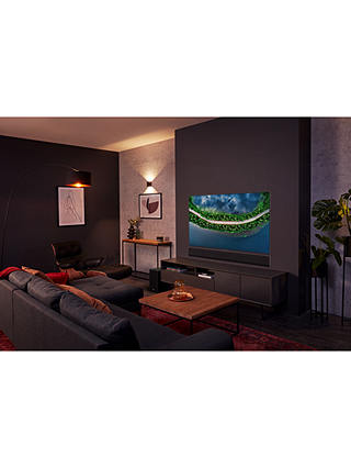LG GX Bluetooth Sound Bar with High Resolution Audio, Dolby Atmos & Wireless Subwoofer, Charcoal Fabric & Aluminium