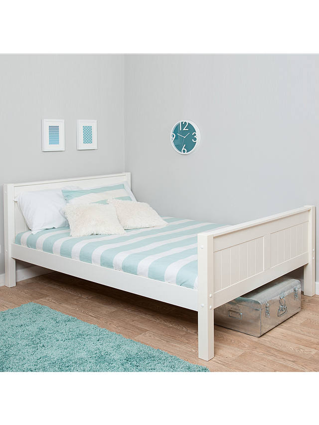 Stompa Classic Children's Bed Frame with Drawers, Small Double, White