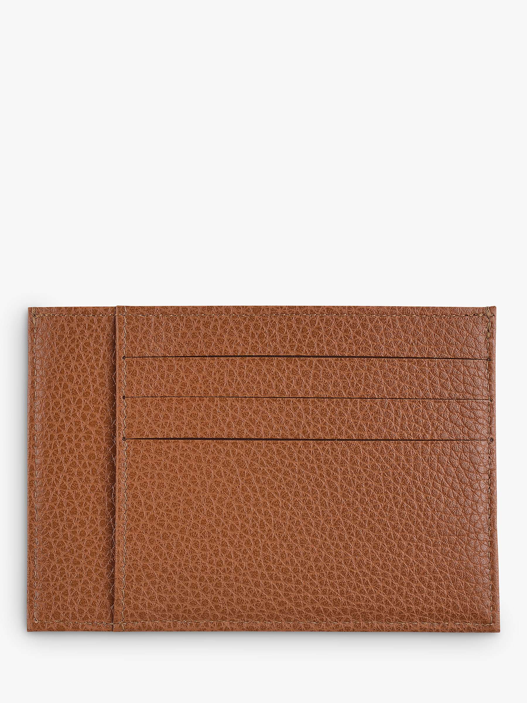 Buy Longchamp Le Foulonné Leather Card Holder Online at johnlewis.com