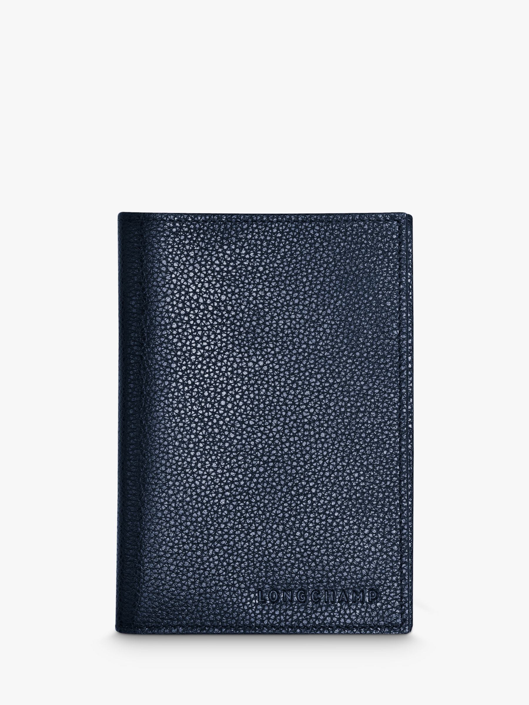 Longchamp Le Foulonné Leather Passport Cover at John Lewis & Partners