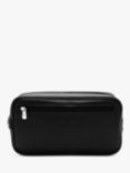 Longchamp Le Foulonné Rectangular Leather Toiletry Bag, Black