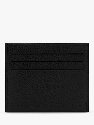 Longchamp Le Foulonné Leather Card Holder